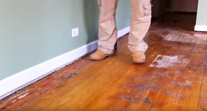 Naperville Dancing Hardwood Floor Repair Project