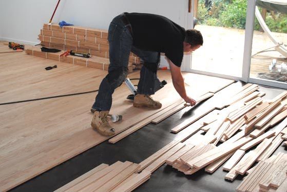 Hardwood Floor Installations, Installing Unfinished Hardwood Floors