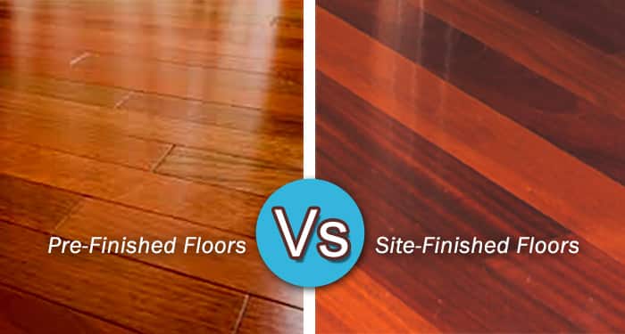 Site Finished Hardwood Floors, Prefinished Hardwood Flooring Beveled Edges