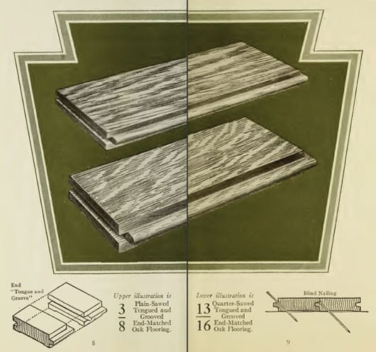 1920 Wood Floor Milling