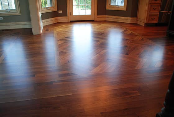 Hardwood Floors After A Clean Screen, Recoating Prefinished Hardwood Floors
