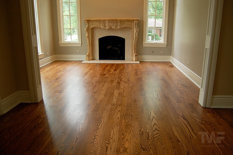 Early American Stained Oak Floors
