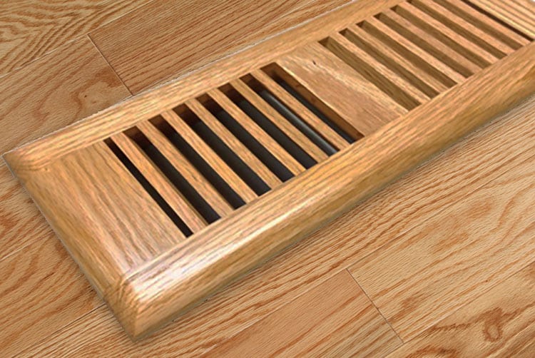 Beautiful Hardwood Floor Heating Vents