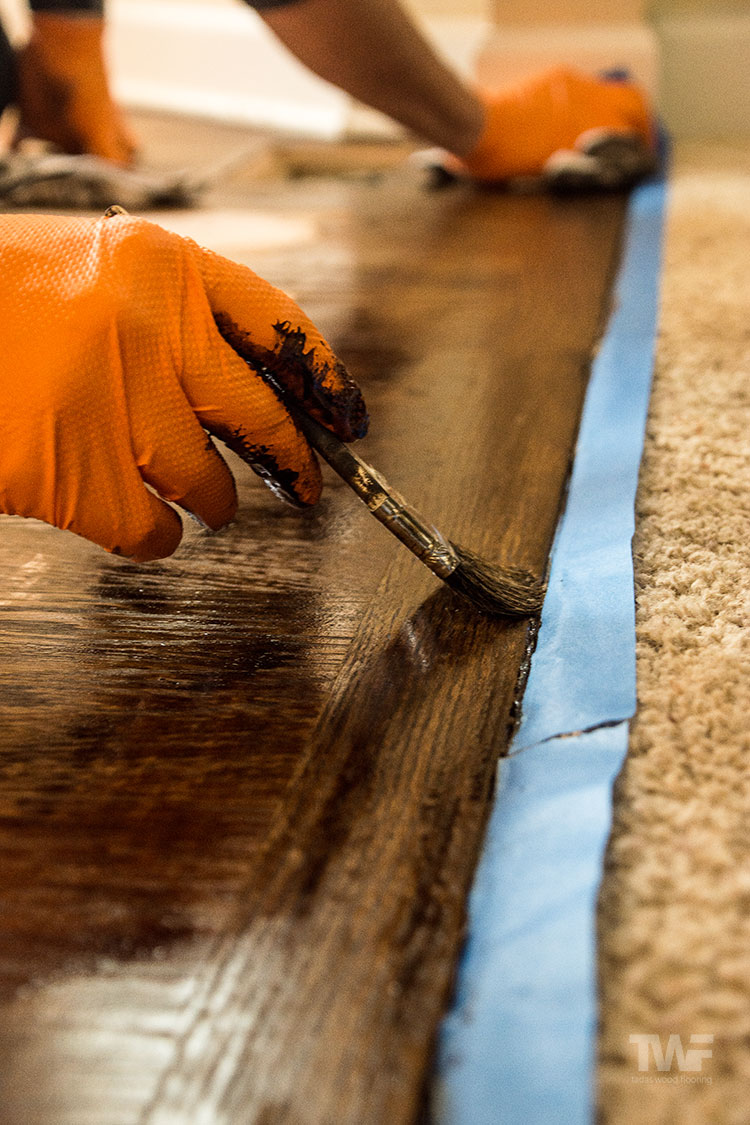 Staining Oak wood floors