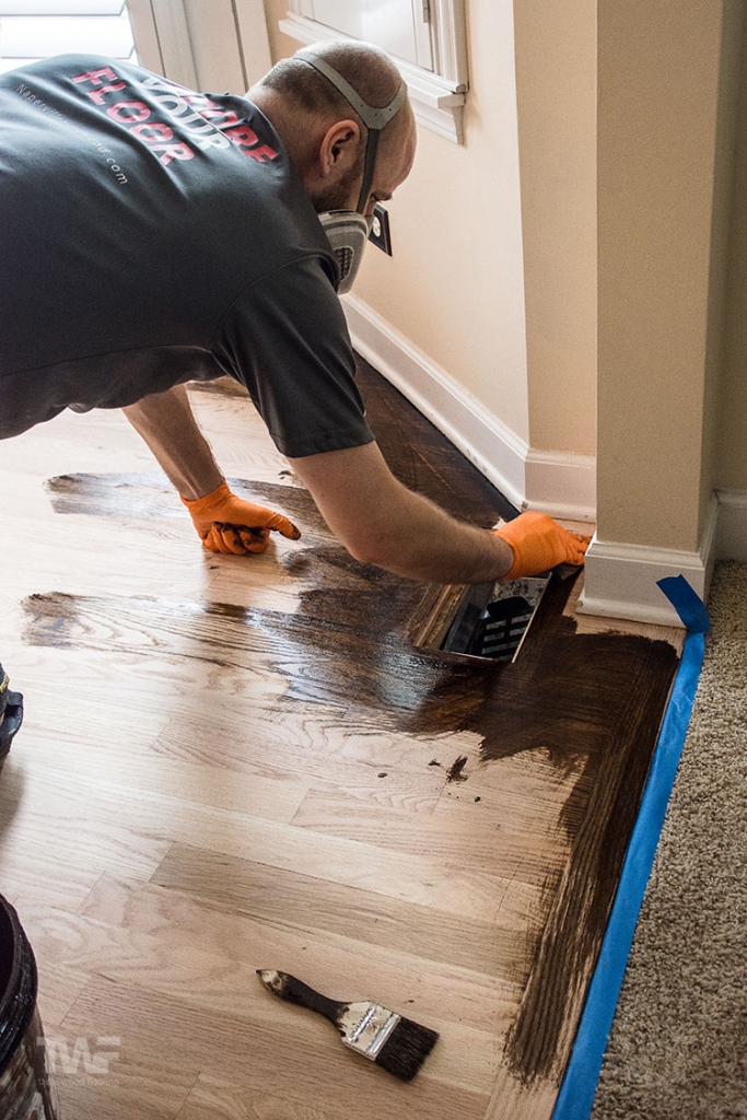 Picture of Thinking of Staining Your Hardwood Floors a Dark Color?