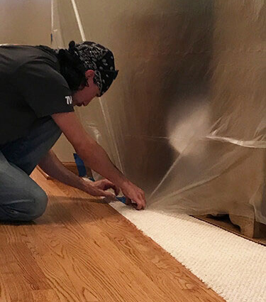 Hanging Plastic Dust Barrier