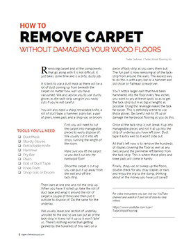 Carpet Removal PDF