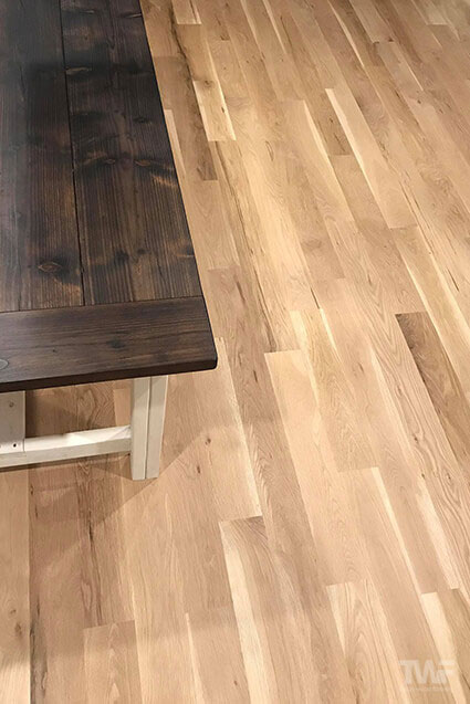 Loba Invisible Protect on white oak dining room